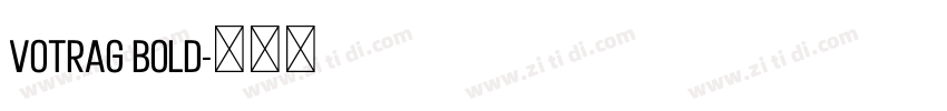 Votrag Bold字体转换